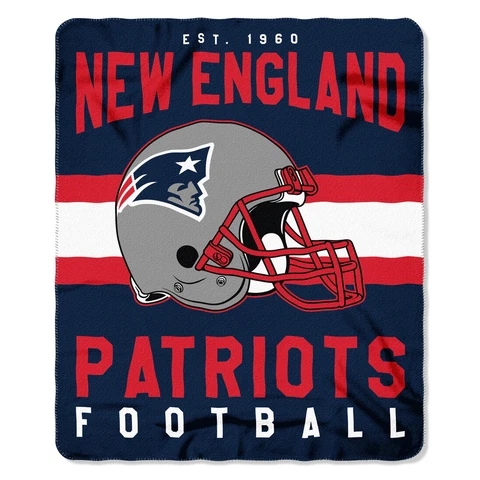 New England Patriots 50"x60" Fleece Blanket Cover