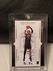 2022-23 PANINI NOIR BASKETBALL PAOLO BANCHERO #186 RC SP#/99 ORLANDO MAGIC