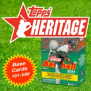 2024 Topps Heritage Baseball #101-500 - You Pick - Complete Your Set - DISCOUNT - Picture 1 of 1
