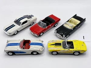 NEWRAY ROAD SIGNATURE DIECAST MODEL TOY CAR JOB LOT COLLECTION AMERICAN MINT X 5 - Picture 1 of 16