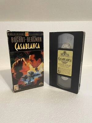 Casablanca 50th Anniversary Edition Remastered Collectors Edition (VHS, 1992) - Image 1 of 4