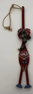 Wooden Painted Spoon Kitchen Decor Winter Christmas Wall Decor 14 inch - Picture 1 of 7