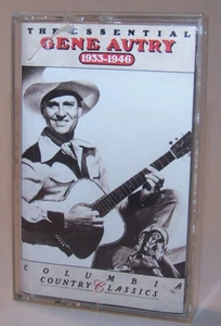 1992 Gene Autry The Essential Gene Autry 1933-1946 Columbia CT 48957 Cassette - Imagen 1 de 7