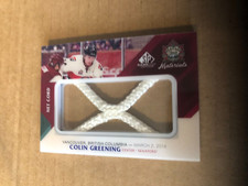 2014-15 SP Game Used Heritage Classic Materials Net Cord #HCNCSCG Colin Greening