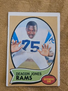 DEACON JONES 1970 TOPPS FOOTBALL #125 - Picture 1 of 12