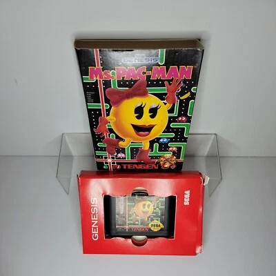 Ms. Pac-Man Sega Genesis w/ Box - Image 1 of 4