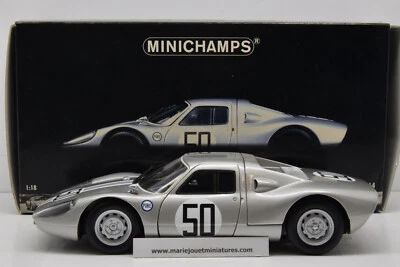 PORSCHE 904 GTS RACING #50 1964 MINICHAMPS 1/18 NEUVE EN BOITE - Photo 1/4
