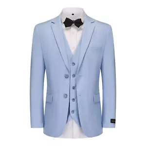 Men's Signature 3 Piece Slim Fit Suits - Picture 1 of 8
