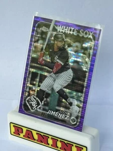2024 topps chrome eloy jimenez Purple Pulsar Refractor White Sox 268/275 - Picture 1 of 2
