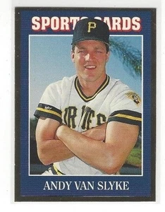 1992 ALLAN KAYES SPORTS CARD NEWS GOLD ANDY VAN SLYKE #32 - PITTSBURGH PIRATES - Picture 1 of 2