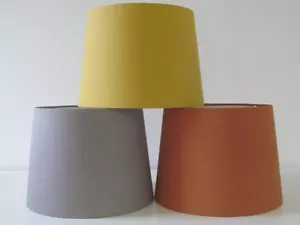 NEW French Empire Tapered Linen Lampshade Lightshade Choice of Colours Available - Picture 1 of 28