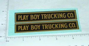 Pair Steelcraft Playboy Trucking Co. Stickers SC-016 - Picture 1 of 1