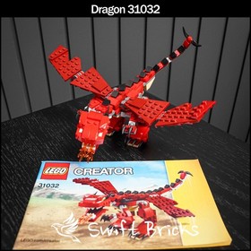 LEGO Creator #31032 3-in-one Red Dragon Set With Instructions