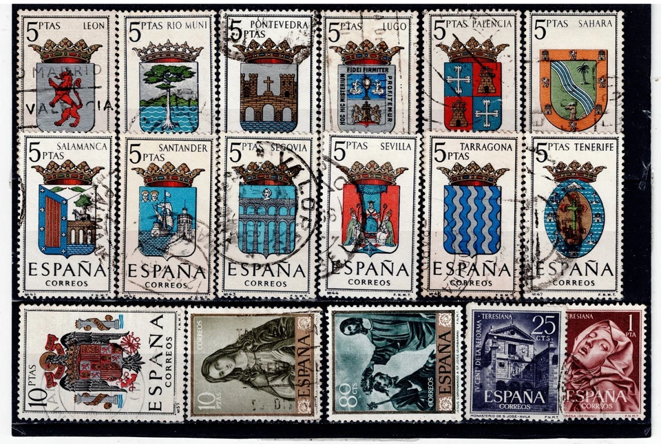 Spain   Sc# 1071-1106 used   gtc27 - Image 1 of 1