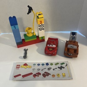 Lego Duplo #10600 - Disney Pixar Cars Classic Race - Retired - Lightning / Mater