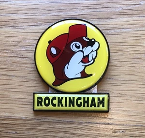 Imán de recuerdo Buc-ee's - Letrero amarillo Rockingham Virginia 2 x 2,5 pulgadas - Nuevo - Imagen 1 de 2