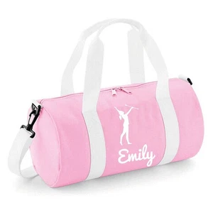 Personalised Baton Twirl Barrel Bag 12L, Stylish Durable Holdall for Girl & Kid - Picture 1 of 60