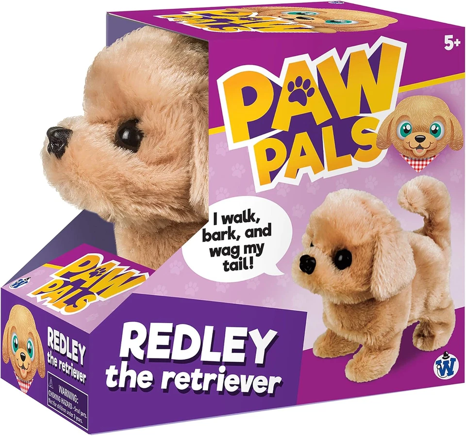 , Inc. Redley the Retriever - Lindo, tierno, peluche que funciona con pilas para perros juguete paseos Foto 1 de 4