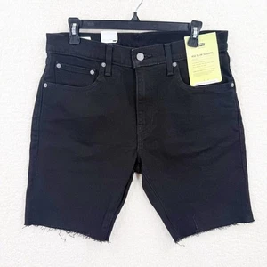 Levis Herren Jeans Shorts schwarz Slim Stretch Denim Größe 32 - Bild 1 von 10