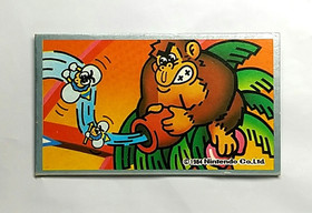 (Game Item) Menko, Famicom, 52263, Donkey Kong 3, EX, 1984, Amada, Nintendo.