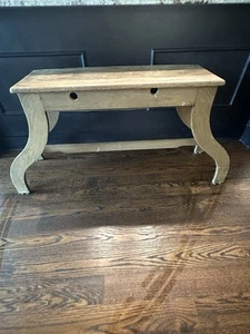 Antique Oak Organ Bench - Picture 1 of 4
