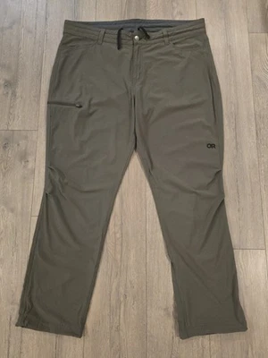 Outdoor Research Ferrosi Pants Womens Size 18W Hiking Travel Blue UPF Drawcords - Image 1 of 4