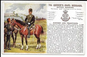 7th (Queen's Own) Hussars - Militaria - Carte postale (postcard) - Picture 1 of 2