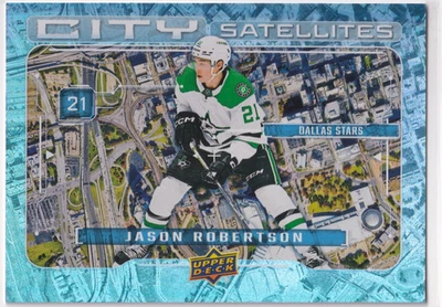 2024-25 Upper Deck Series 1 City Satellites #CS-14 Jason Robertson - Image 1 of 2