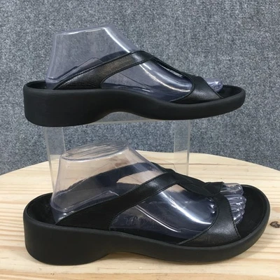 Sandalias Tatami by Birkenstock para mujer 41 deslizables cuero negro punta abierta Foto 1 de 4
