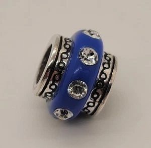 Dije espaciador azul Brighton Dazzle con cristales de Swarovski  - Imagen 1 de 1