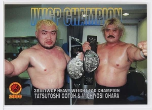 Tarjeta coleccionable de lucha libre profesional BBM de TATSUTOSHI GOTOH & MICHIYOSI OHARA No.54 - 2000 - Imagen 1 de 3