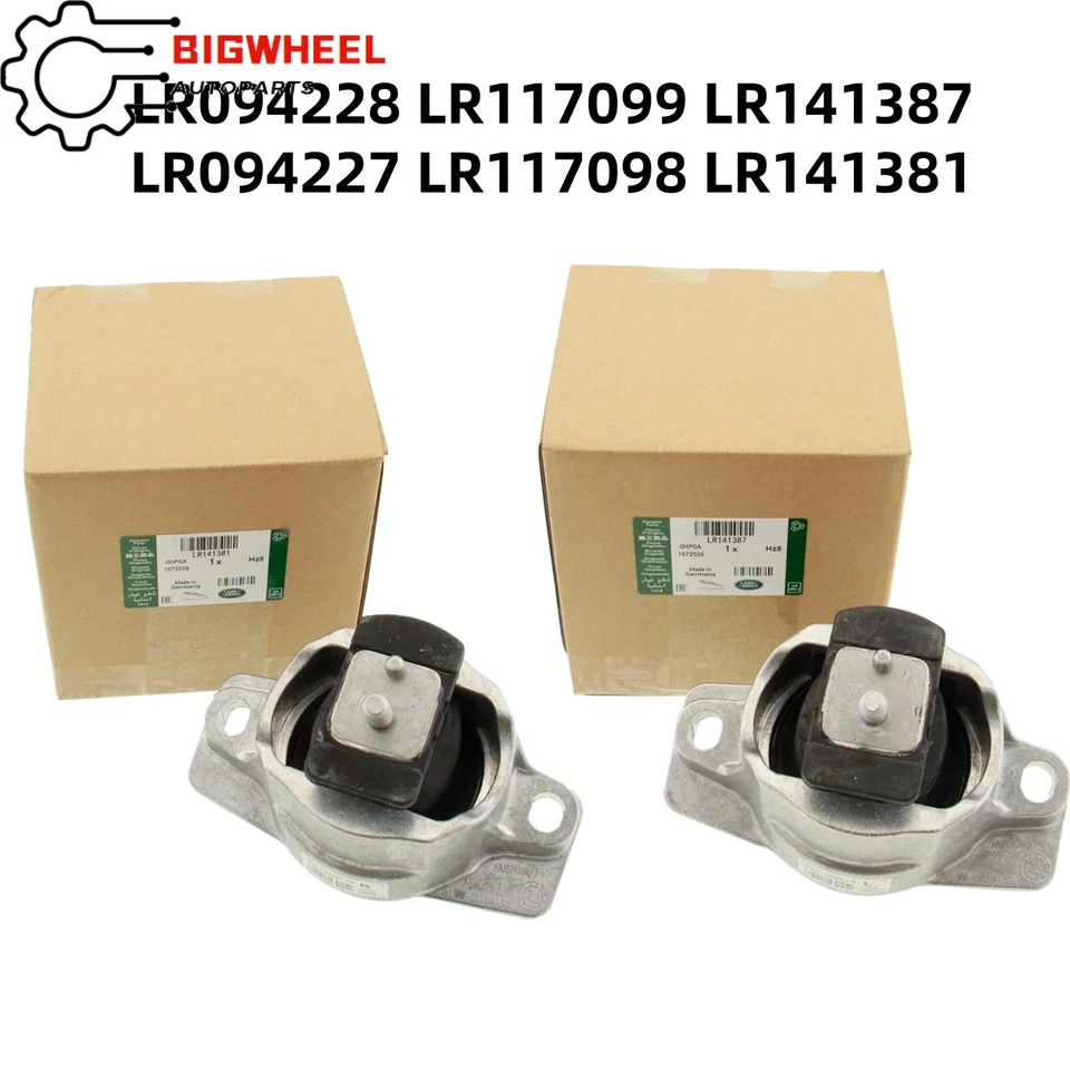 OEM Range rover Velar F-Pace 2.0 ENGINE MOTOR MOUNT Set 2 LR117098 LR117099 - Image 1 of 4