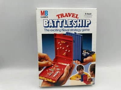 MB Travelpax Battleships Game 1982 Boxed Travel Game Complete Part New - Image 1 of 4