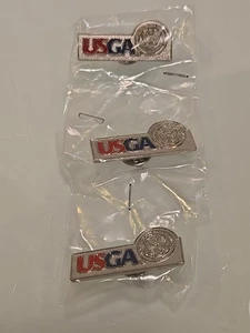 (3) Spille da bavero da golf con logo USGA Golf Association, nuove in plastica - Foto 1 di 5