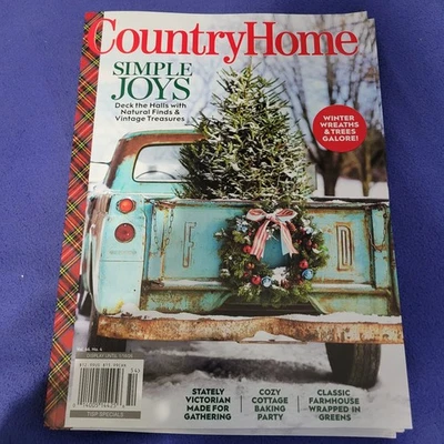 Country Home Magazine 2025 ~ Winter Wreaths ~ Simple Christmas Joys ~ Vol 46 #4 - Image 1 of 4