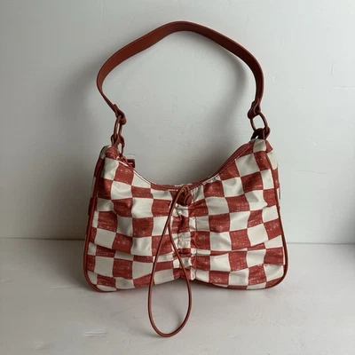 Bolso Bandolera Madden Girl Rachel Cuadros Óxido Cincha Convertible Alternativa Foto 1 de 4