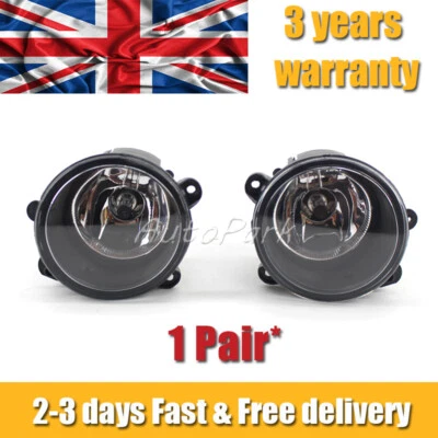 2x Front Fog Light Lamps For Land Rover Discovery 2/3 RANGE ROVER Sport L322 F&F - Image 1 of 4
