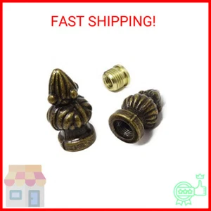 Honbay 2PCS Lamp Finial Cap Knob Lamp Shade Finial Decoration Accessories for Re - Picture 1 of 2