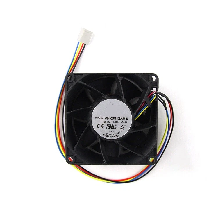 Cooling Fan For Delta PFR0812XHE 12V 4.9A 80*80*38mm 13300RPM 4pin PWM - Image 1 of 1