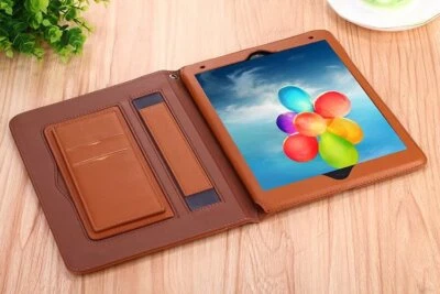 Capa tablet pendurada corda couro com slot para cartão para iPad 9ª 8ª geração 10.2 - Imagem 1 de 4