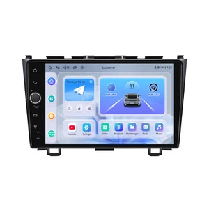 9 Inch Android 13 Car Audio Stereo with DSP For Honda CRV 2007-2011 W/ HDMI OUT - Picture 1 of 16
