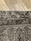 Auth: 1920's Antique Tabrize Rug   , Signed Birds , Trees 6,6”x9