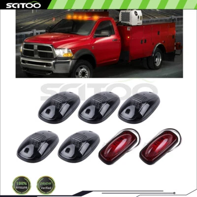 5PCS Amber Red lens Cab Marker For 2003-2010 Dodge Ram 1500 3.7L 4.7L 5.7L - Image 1 of 4