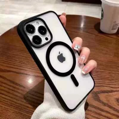 Shockproof Magsafe Clear Case For iPhone 17 Pro Max 16e 12 13 14 15 11 16 17 Air - Image 1 of 4