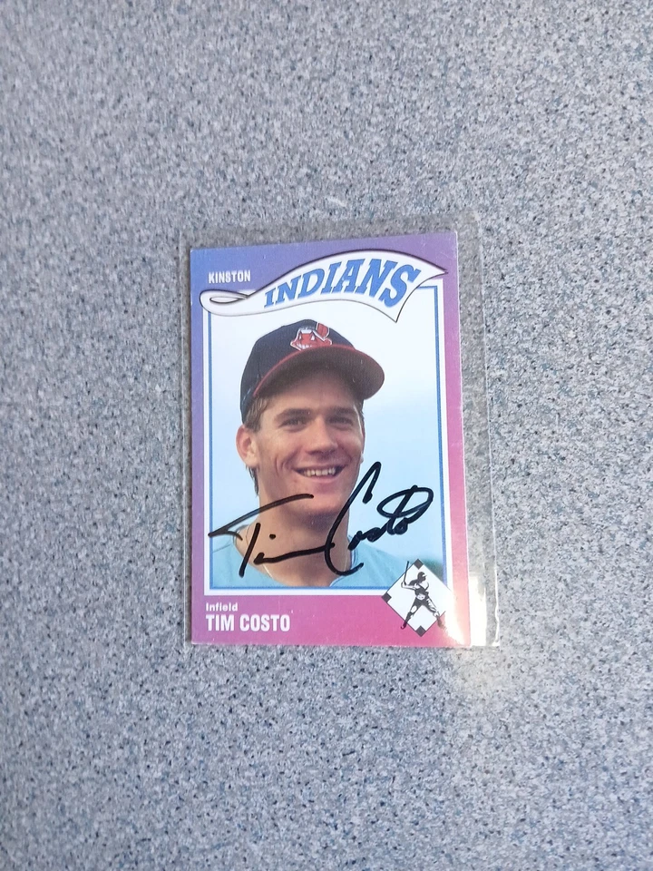 Tim Costo Signed In Person 1990 Sportsprint Minor League Rookie Card A3 - Image 1 of 1