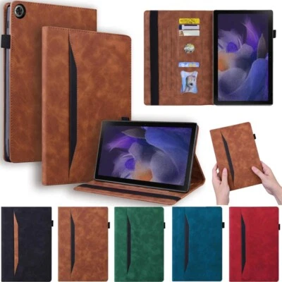 Para Samsung Galaxy Tab A9 / A9 Plus Tablet Cuero Billetera Soporte Estuche Cubierta Abatible Foto 1 de 4