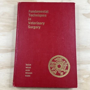 FUNDAMENTAL TECHNIQUES IN VETERINARY SURGERY By Charles D. Knecht et al 1975 HC - Picture 1 of 7