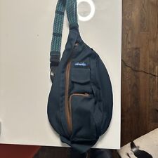 Kavu Dark Blue Overlay rope sling backpack