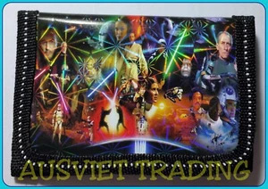 Brandnew Star Wars Wallet kids boys girls coin Purse tri-fold - Picture 1 of 5