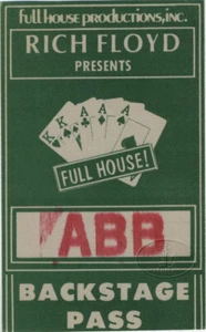 ALLMAN BROTHERS Band 1979 World Tour Backstage Pass Don Buh Road Mgr. Collection - Picture 1 of 2